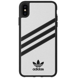Adidas OR Moulded Case PU iPhone Xs Max biały/white 32809
