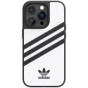 Adidas OR Moulded Case PU iPhone 14 Pro 6,1" biało-czarny/white-black 50190