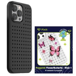 Zestaw Etui Pinit Dynamic + Flower/ Butterfly Pin iPhone 14 Pro 6.1