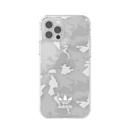 Adidas OR SnapCase Camo iPhone 12/12 Pro przezroczysty/biały 43705
