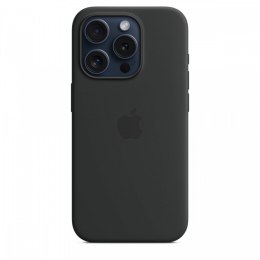 Apple Etui silikonowe z MagSafe do iPhonea 15 Pro - czarne