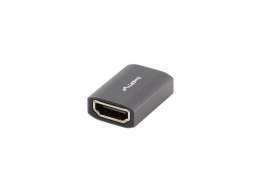 Adapter Lanberg HDMI(F)->HDMI(F) 8K beczka srebrna aluminium