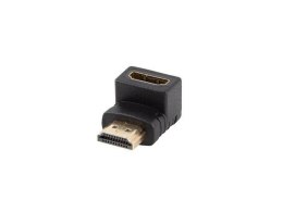 Adapter Lanberg HDMI(M) -> HDMI(F) 4K kątowy dół czarny