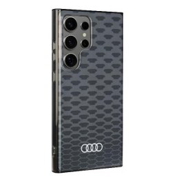 Audi IML Pattern MagSafe Case S24 Ultra S928 czarny/black hardcase AU-IMLMS24U-Q5/D3-BK