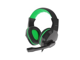 Genesis Słuchawki dla graczy Argon 100 z mikrofonem czarno-zielone