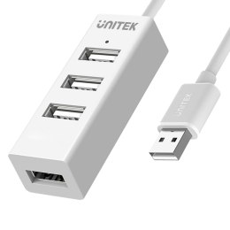 Unitek Y-2146 hub 4x USB 2.0 mini - biały