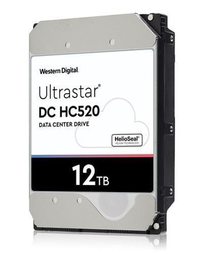 Dysk Western Digital Ultrastar DC HC520 He12 12TB 3,5" 7200 256MB SATA III 512e ISE HUH721212ALE604