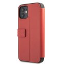 Ferrari FEOGOFLBKP12SRE iPhone 12 mini 5,4" czerwony/red book Off Track Perforated
