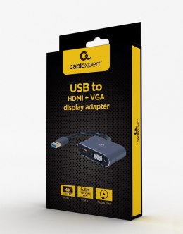 Gembird Adapter USB 3.0 to HDMI VGA D-SUB
