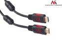 Kabel HDMI Maclean MCTV-813 HDMI 1.4 (M) - HDMI 1.4 (M) 30AWG z filtrami ferrytowymi czarny 3m