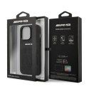 AMG AMHCP13XOSDBK iPhone 13 Pro Max 6,7" czarny/black hardcase Leather Curved Lines