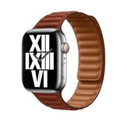 Pasek Apple Watch MY972AM/A 38/40/42mm Leather Band brązowy/saddle brown (Large)