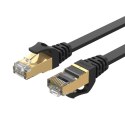 Unitek Kabel sieciowy płaski Ethernet Cat.7 | RJ45 | 3m | C1897BK-3M