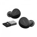 Jabra Słuchawki bezprzewodowe Evolve2 Buds USB-A MS Bezprzewodowa podkładka ładująca