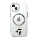Karl Lagerfeld KLHMP14SHNKCIT iPhone 14 6,1" hardcase transparent Iconic Karl&Choupette Magsafe