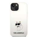 Karl Lagerfeld KLHMP14MSNCHBCH iPhone 14 Plus 6,7" hardcase biały/white Silicone Choupette MagSafe