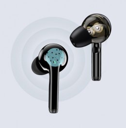 YENKEE Słuchawki douszne bezprzewodowe Buxton BTW 5800 zasięg 10m Czarne