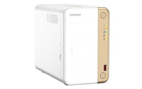 QNAP TS-262-4G | 2-zatokowy serwer NAS, Intel Celeron, 4GB RAM, 1x 2,5GbE RJ-45, Tower