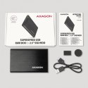AXAGON EE25-A6M Bezśrubowa aluminiowa obudowa zewnętrzna USB 3.2 Gen 1 - SATA 6G dla 2.5" SSD/HDD