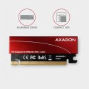 AXAGON PCEM2-S Adapter wewnętrzny PCIe x16, 1x M.2 NVMe M-key slot aluminiowa osłona