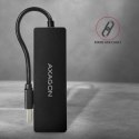AXAGON HUE-G1A Hub 4-portowy USB 3.2 Gen 1 SLIM, kabel Type-A 14cm