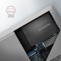 AXAGON RSS-M2B Wewnętrzna obudowa 2.5" z interfejsem SATA dla dysków M.2 SATA SSD, czarna