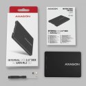 AXAGON RSS-M2B Wewnętrzna obudowa 2.5" z interfejsem SATA dla dysków M.2 SATA SSD, czarna