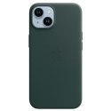 Etui Apple MPPA3ZM/A iPhone 14 Plus 6,7" zielony/forest green Leather Case MagSafe