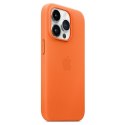 Etui Apple MPPR3ZM/A iPhone 14 Pro Max 6,7" pomarańczowy/orange Leather Case MagSafe