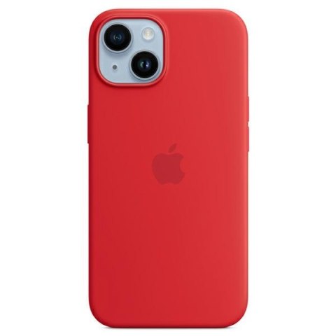Etui Apple MPT63ZM/A iPhone 14 Plus 6,7" MagSafe czerwony/red Silicone Case