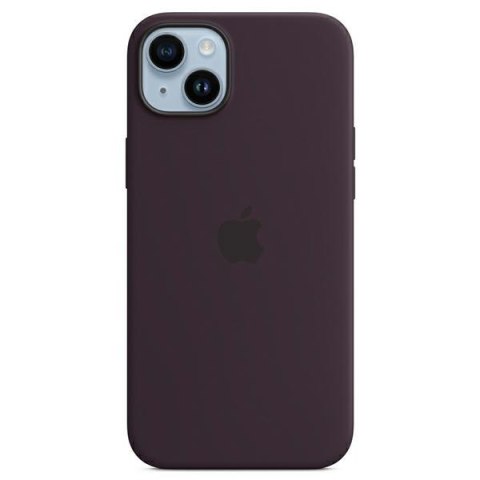 Etui Apple MPT93ZM/A iPhone 14 Plus 6,7" MagSafe czarny bez/elderberry Silicone Case