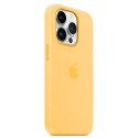 Etui Apple MPU03ZM/A iPhone 14 Pro Max 6,7" MagSafe żółty/sunglow Silicone Case