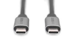 Digitus Kabel połączeniowy USB 3.0 60W/5Gbps Typ USB C/USB C M/M 1m Czarny