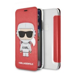 Karl Lagerfeld KLFLBKPXKSCORE iPhone X/ XS bookcase czerwony/red Karl Space Cosmonaut
