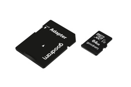 Karta pamięci microSDXC GOODRAM 64GB M1AA-0640R12 CL 10 UHS-I + adapter