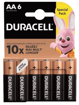 Duracell Bateria Basic AA/LR6 blister 6 sztuk
