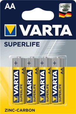 Zestaw baterii cynkowo-węglowe VARTA Superlife R6 AA (Zn-C; x 4)