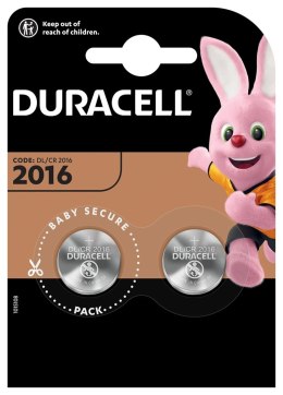 Zestaw baterii litowe Duracell DL 2016 (x 2)