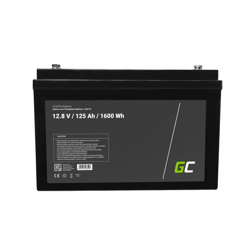 Green Cell Akumulator LiFePO4 12V 12,8V 125Ah