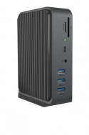 IcyBox Stacja dokująca IB-DK2261AC 13w1 USB Type-C,7xUSB,czytnik kart,Audio in/out,LAN,HDMI