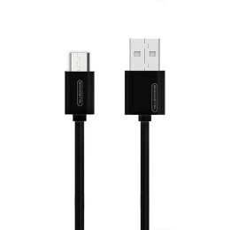 Kabel Somostel SMS-BP02 micro USB 3.1A Quick Charger 1.2m Powerline czarny