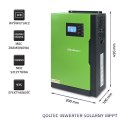 Qoltec Hybrydowy inwenter solarny Off-Grid 5,5kW | 100A | 48V | MPPT | Sinus
