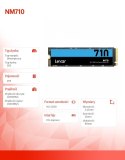 Lexar Dysk SSD NM710 2TB NVMe M.2 2280 4850/4500MB/s