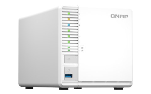 QNAP TS-364-8G | 3-zatokowy serwer NAS, Intel Celeron, 8GB RAM, 1x 2,5GbE RJ-45, Tower