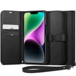 Spigen Wallet S iPhone 14 czarny/black ACS05421