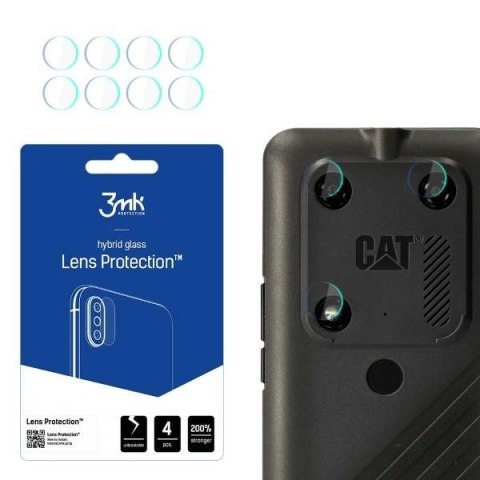 3MK Lens Protect Cat S53 Ochrona na obiektyw aparatu 4szt
