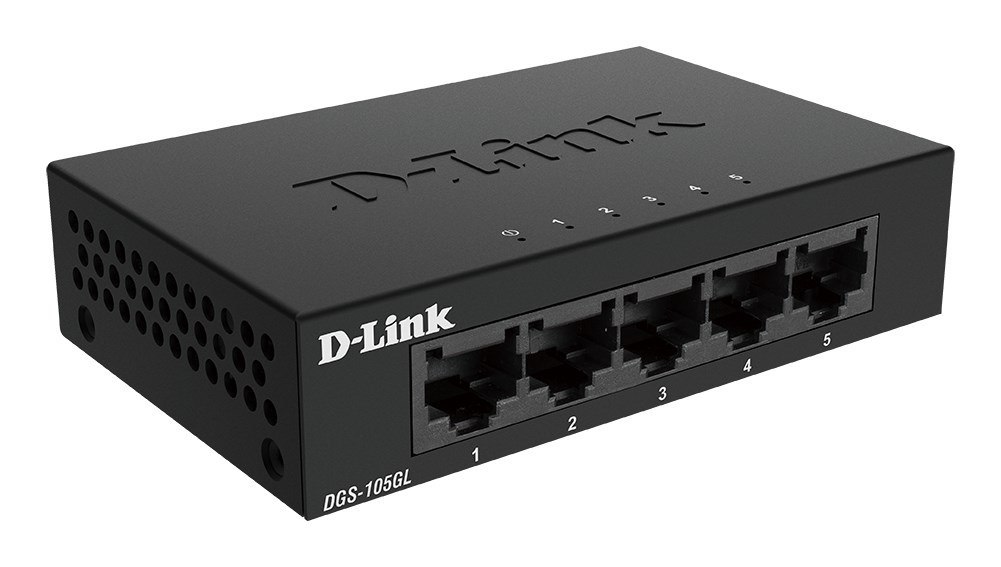 D-LINK DGS-105GL/E 5-Port Gigabit Ethernet Metal Ho
