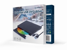 Gembird Napęd DVD na USB zewnętrzny DVD-USB-03 czarny