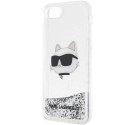 Karl Lagerfeld KLHCI8LNCHCS iPhone 7/8/ SE 2020/2022 srebrny/silver hardcase Glitter Choupette Head