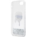 Karl Lagerfeld KLHCI8LNKHCH iPhone 7/8/ SE 2020/2022 srebrny/silver hardcase Glitter Karl Head